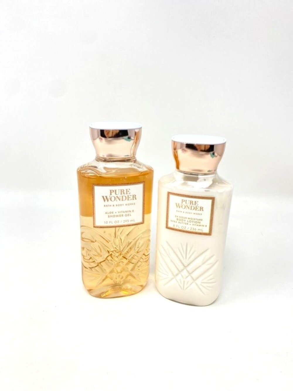 Bath & Body Works Pure Wonder Gift Set Bath Shower Gel, Body Lotion Shea Butter